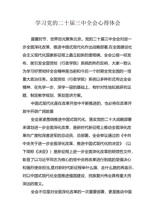 学习2024年学习党的二十届三中全会个人心得感悟 （4份）_54.docx