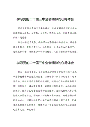 2024年深入学习贯彻党的二十届三中全会精神的心得感悟42篇.docx