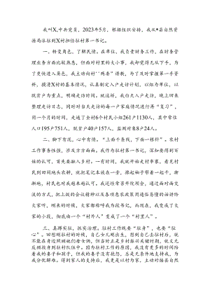 驻村第一书记心得感悟.docx
