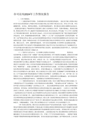市司法局2024年工作情况报告.docx
