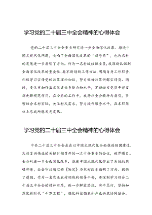 党的二十届三中全会精神的学习感悟精品五十五篇.docx