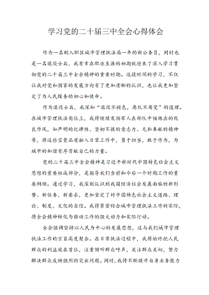 学习2024年学习党的二十届三中全会个人心得感悟.docx