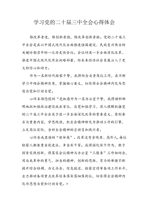 学习2024年学习党的二十届三中全会个人心得感悟 （6份）_55.docx