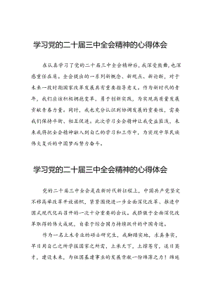 党员关于学习二十届三中全会精神心得感悟合辑28篇.docx