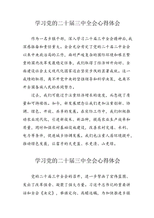 学习2024年学习党的二十届三中全会个人心得感悟 （4份）_81.docx