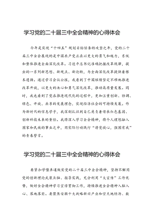 2024年学习二十届三中全会的心得感悟模板39篇.docx