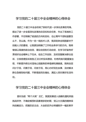 2024年党的二十届三中全会精神学习感悟模板28篇.docx