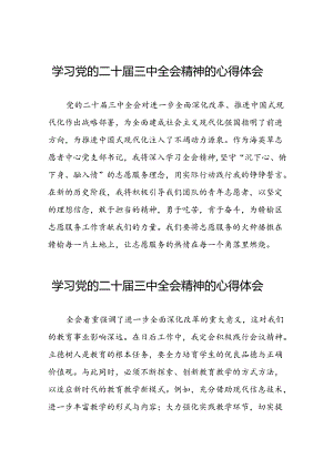 2024年党的二十届三中全会精神学习感悟最新版四十篇.docx