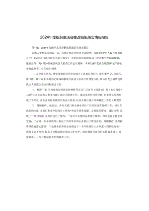 2024年度组织生活会整改措施落实情况报告.docx