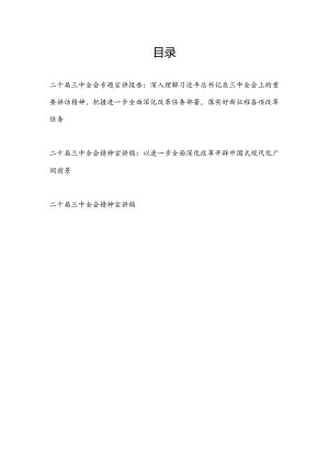 2024年10月学习二十届三中全会精神宣讲提纲3篇.docx