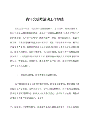 青年文明号活动工作总结.docx