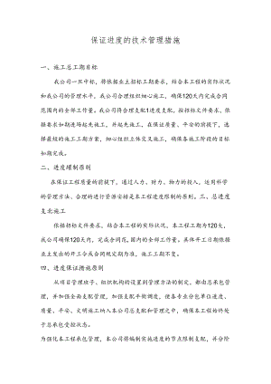 工期管理措施.docx