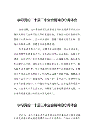2024年党的二十届三中全会精神学习感悟汇编(33篇).docx