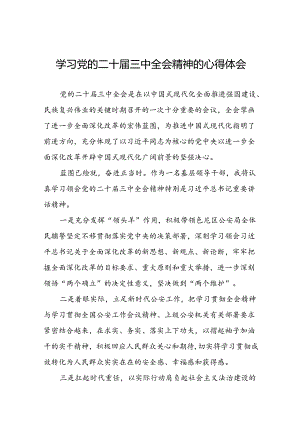 2024年党的二十届三中全会精神学习感悟汇编31篇.docx