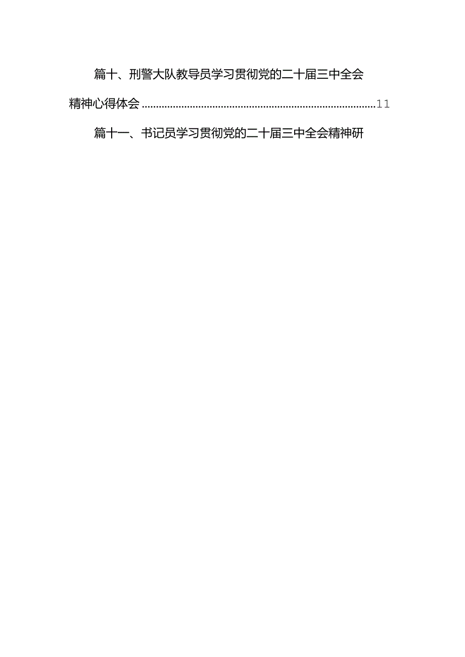(11篇)基层司法工作人员学习贯彻二十届三中全会精神心得体会范文.docx_第2页