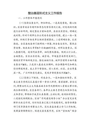 整治基层形式主义工作报告.docx
