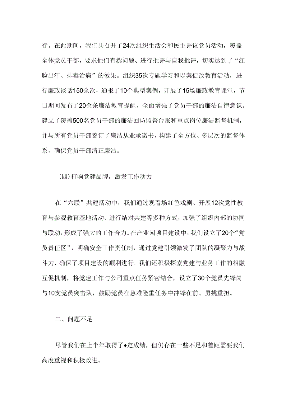 2024年党支部党建工作总结和下步打算.docx_第3页