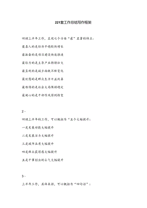 221套工作总结写作框架.docx