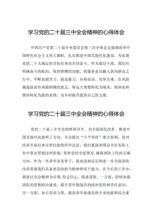 学习二十届三中全会公报心得体会发言稿25篇.docx
