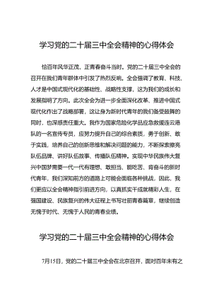 学习党的二十届三中全会精神的心得体会通用范本三十六篇.docx