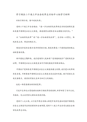 学习领会二十届三中全会改革总目标中心组学习材料.docx