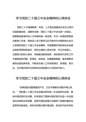 学习2024年党的二十届三中全会精神心得体会25篇.docx