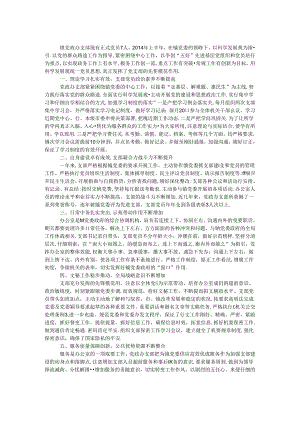 党政办支部工作总结.docx