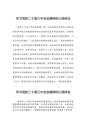 学习二十届三中全会精神心得体会发言稿25篇.docx