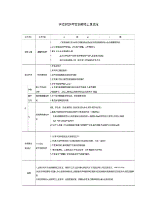 学校2024年实训教师上课流程.docx