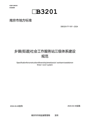 乡镇（街道）社会工作服务站三级体系建设规范.docx