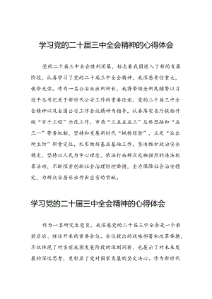 2024年党的二十届三中全会精神学习感悟样本四十四篇.docx