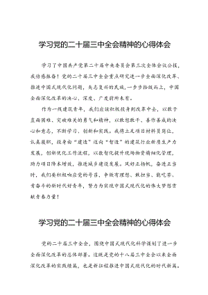 学习2024年党的二十届三中全会精神的心得体会模板25篇.docx