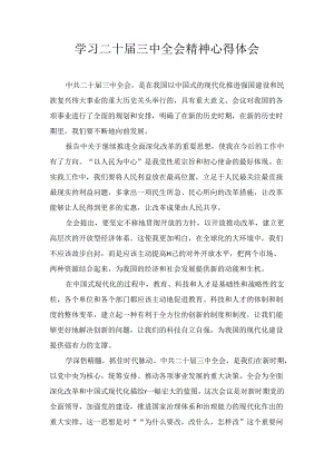 学习二十届三中全会精神心得体会四篇合集.docx