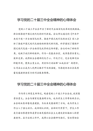 二十届三中全会精神的学习心得体会精选三十六篇.docx