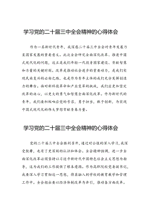 年轻党员学习党的二十届三中全会精神的心得体会25篇.docx
