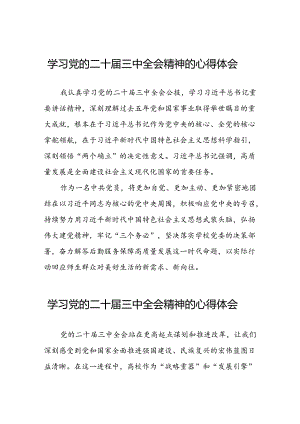 学习党的二十届三中全会精神心得感悟三十六篇.docx