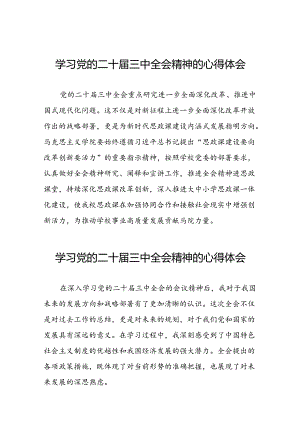 二十届三中全会精神学习心得体会精选范文25篇.docx