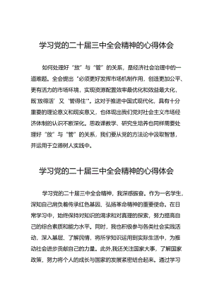 党员关于学习二十届三中全会精神心得感悟精选三十六篇.docx