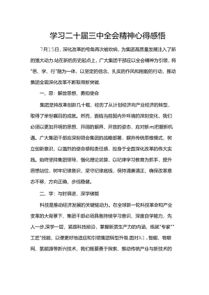 学习二十届三中全会精神心得感悟(7).docx