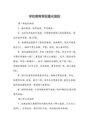 学校德育常规量化细则.docx