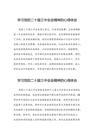 学习党的二十届三中全会精神心得体会精选合集四十四篇.docx