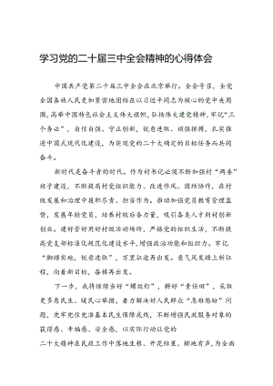 学习党的二十届三中全会精神的心得体会交流发言四十四篇.docx