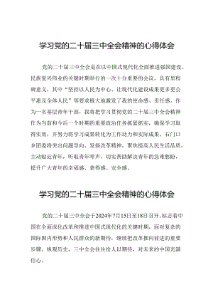 学习二十届三中全会精神心得体会简短发言25篇.docx