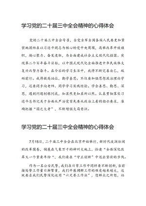 学习2024党的二十届三中全会精神的心得体会合辑25篇.docx