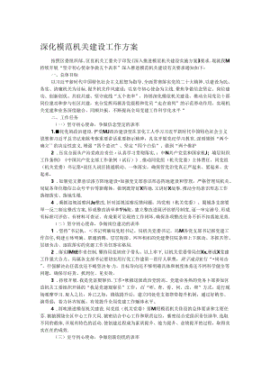 深化模范机关建设工作方案.docx