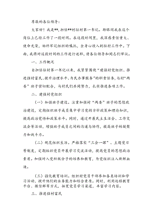 驻村第一书记个人述职报告.docx