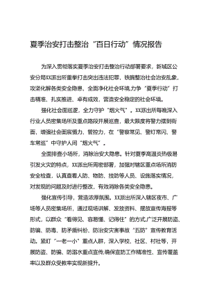 派出所2024年扎实开展夏季治安打击整治行动情况报告15篇.docx