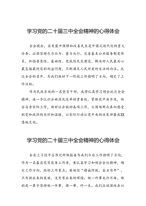 深入学习贯彻2024年党的二十届三中全会精神的心得感悟三十六篇.docx