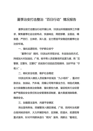 派出所推进2024年夏季治安打击整治行动工作小结十六篇.docx