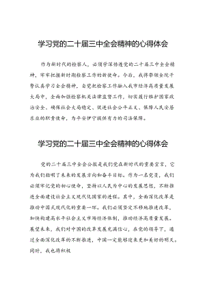 深入学习贯彻党的二十届三中全会的心得体会三十六篇.docx